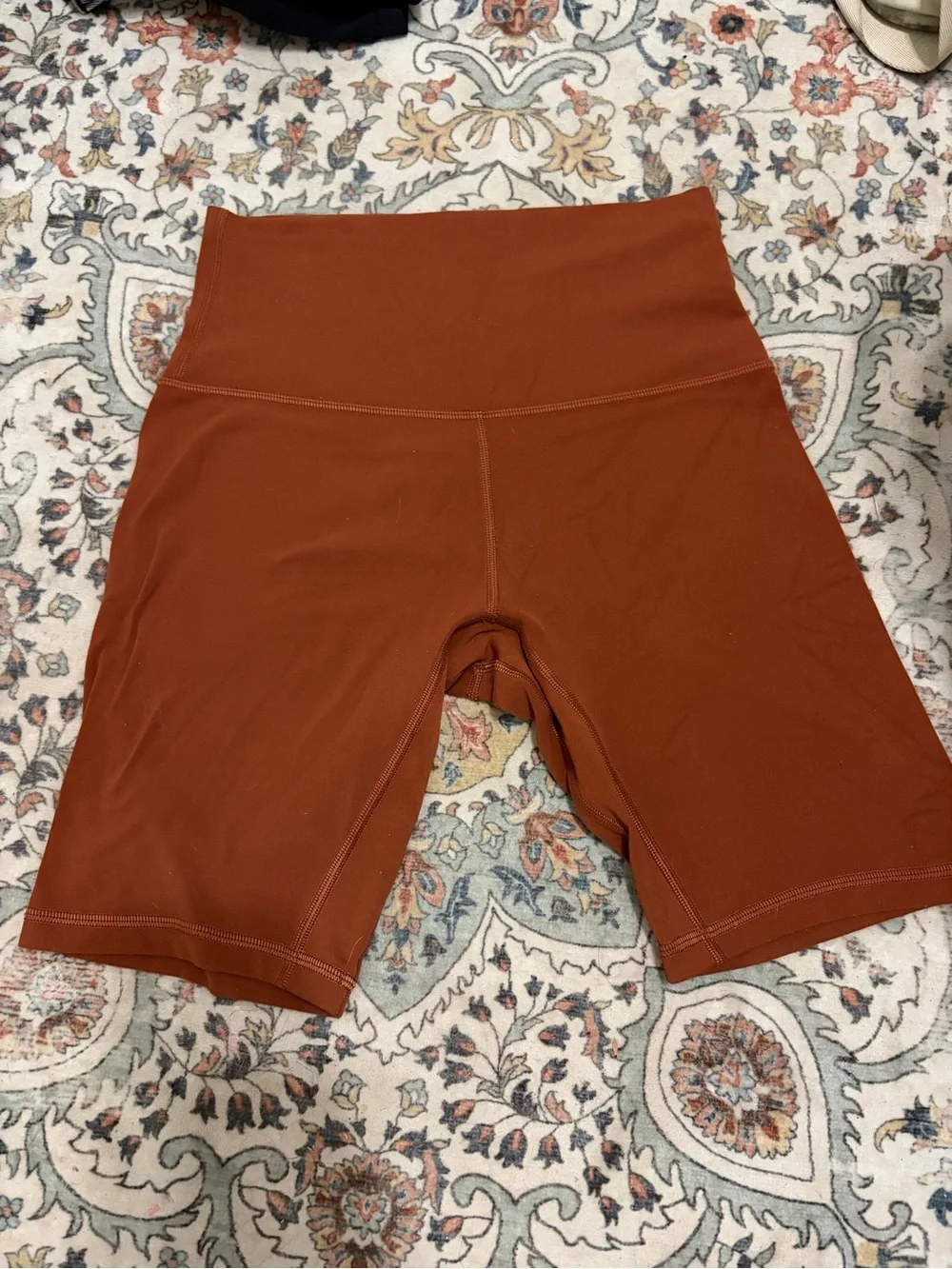 Lululemon Dark Terracota Biker Shorts